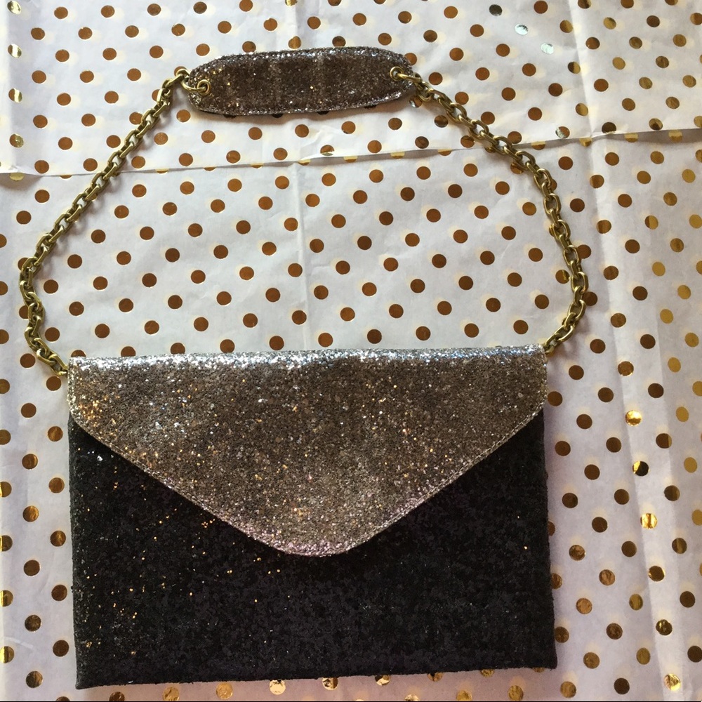 J. Crew sparkle shoulder bag/clutch